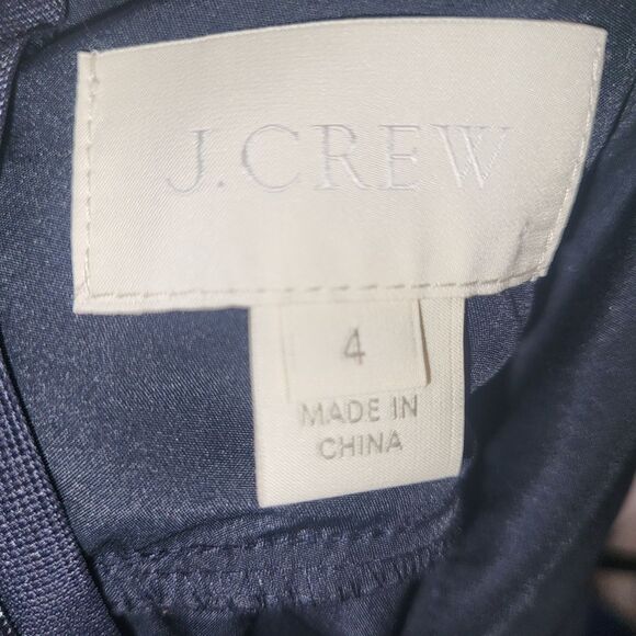 J. Crew Navy Midi Dress - 4 - Picture 4 of 4